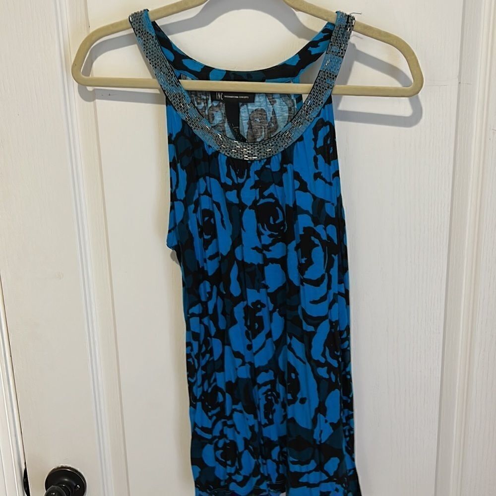 Inc Blue Andblack Tank Topl